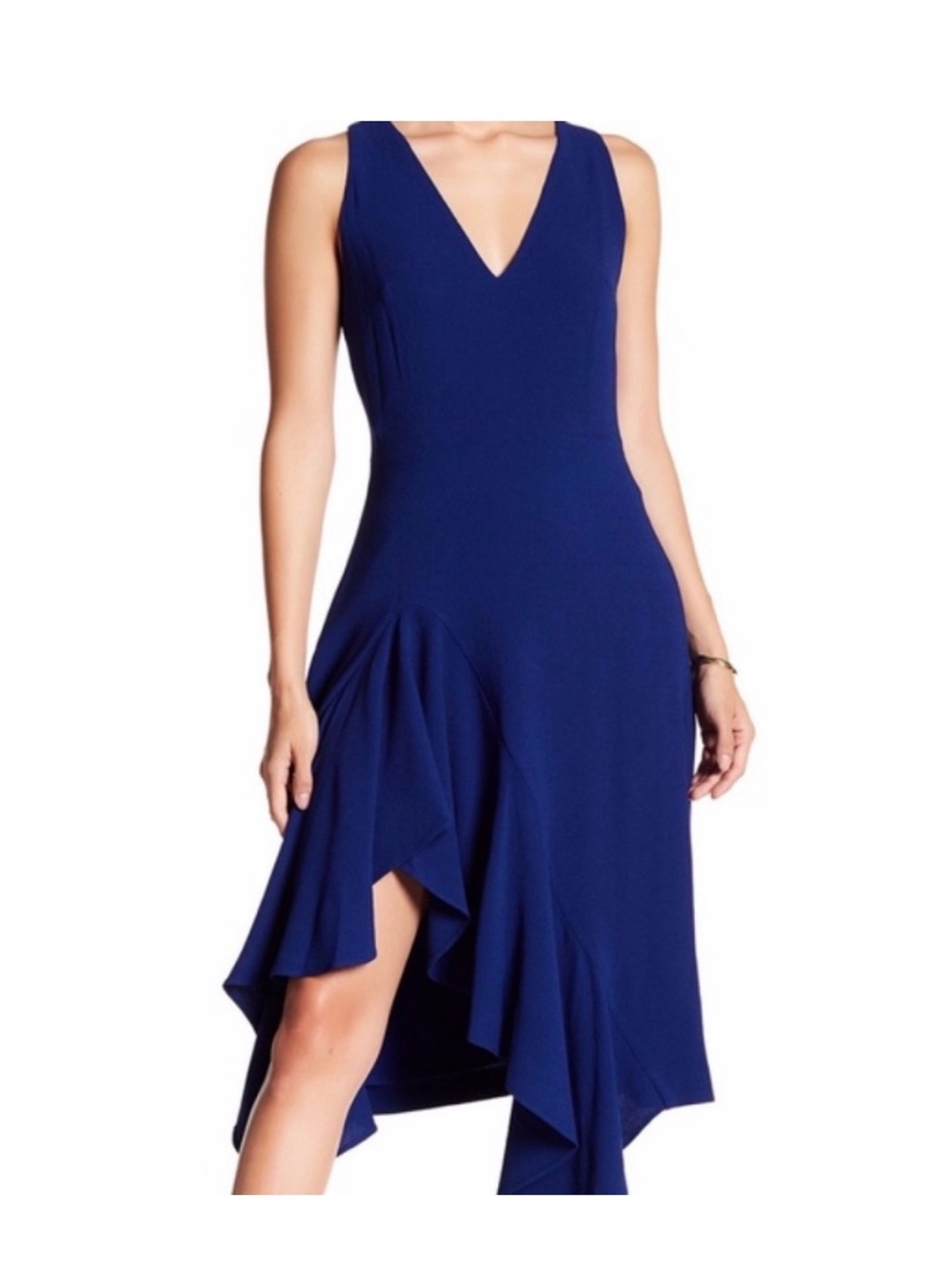 Betsey Johnson Royal Blue V-Neck Sleeveless Dress